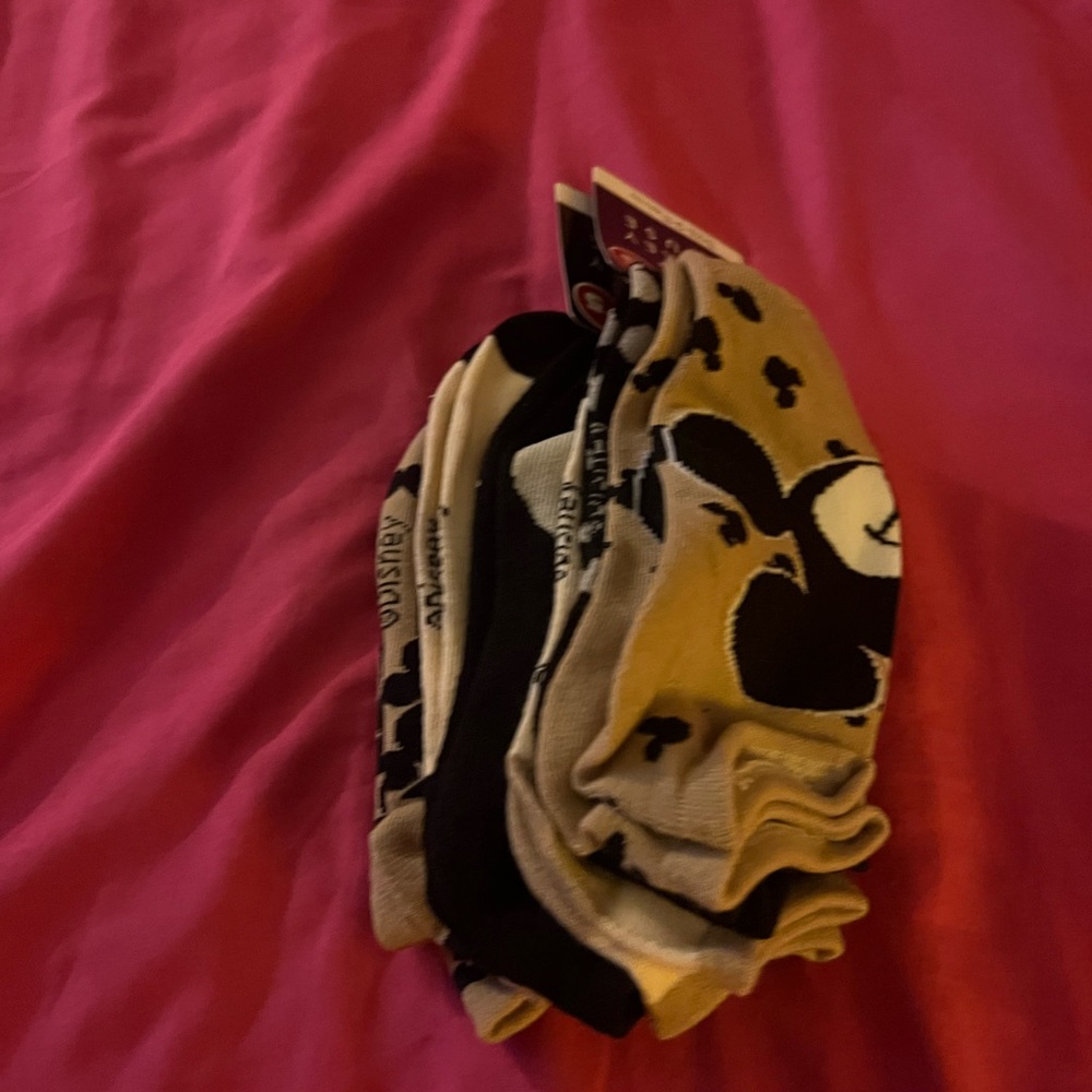 Black and Tan Graphic Socks